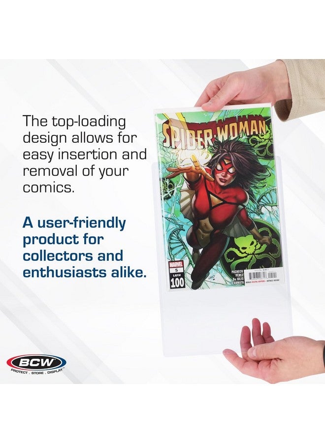 BCW Current Comic Book Top Loaders - 20 Ct | Premium Pvc Holders For Modern Comics | Crystal Clear Protection For Single Issues | Display, Store, Ship With Confidence | Comic Book Toploader Rigid - Image 5