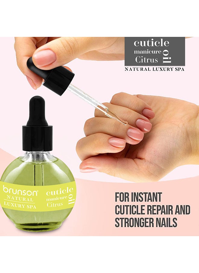 brunson Cuticle Oil 75ml Hydrating Oil For Cuticle Repair - Remedy Damaged Skin And Thin Nails - Paraben And Cruelty-Free Formula  - Natural  Nail Care Oil - Citrus BCCCO  - Image 5