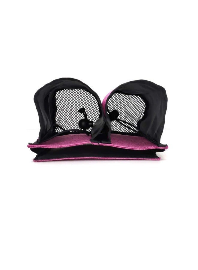 Luggage Cup Holder Luggage Travel Cup Holder Luggage Beverage Holder Suitcase Armrest Storage Bag Rose Red  - Image 5