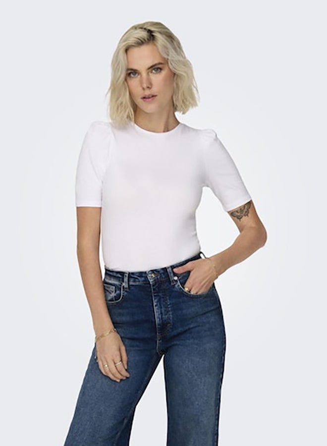 ONLY Womens Live Love 2/4 Pufftop Juniors - Image 3