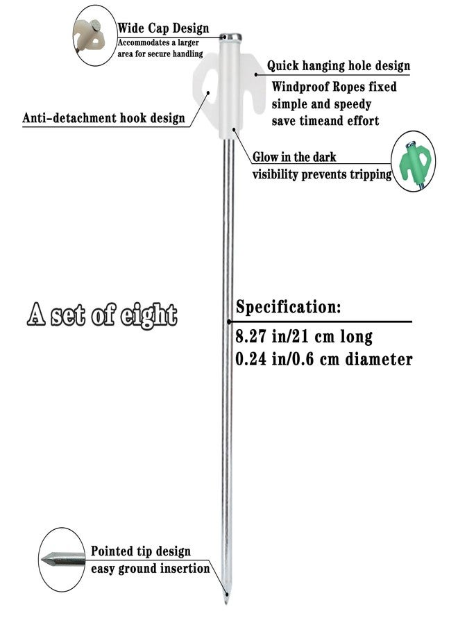Kelyva Heavy Duty Steel Tent Stakes - Image 5