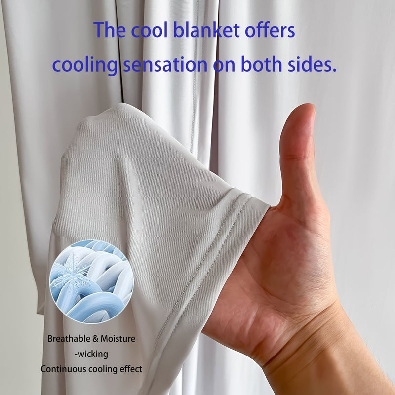 1 Summer Cooling Blanket Pink Color 59.84 Inch By 82.68 Inch Breathable Soft Cool Touch Fabric Dual Sided Cooling Comfort Lightweight Design For Hot Weather Bedroom Sofa Office Nap Outdoor Relaxation Car Use - Image 5