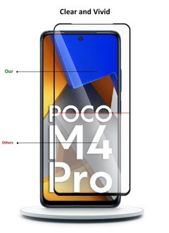 Techie Techie Anti Reflection Anti Bubbles 9H Hardness 5D Tempered Glass Screen Protector For Xiaomi Poco M4 Pro  - Image 3