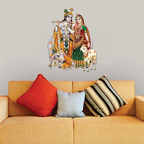 Rangoli Vinyl Large Religious Wall Sticker (Multicolour, 50 Or 70 Cm), Self-Adhesive - Image 4