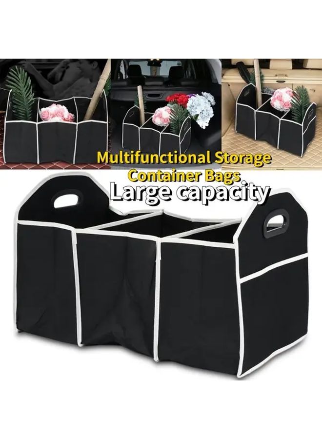 B25 Color Foldable Car Trunk Organizer Adjustable Storage Box With Tool Holder - Image 5