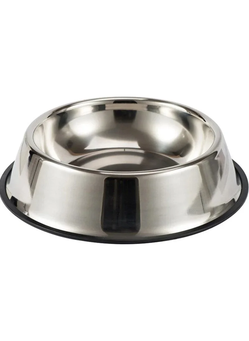 Forzacase 17 cm 250 ml Cat Dog Metal Food and Water Bowl - FC033