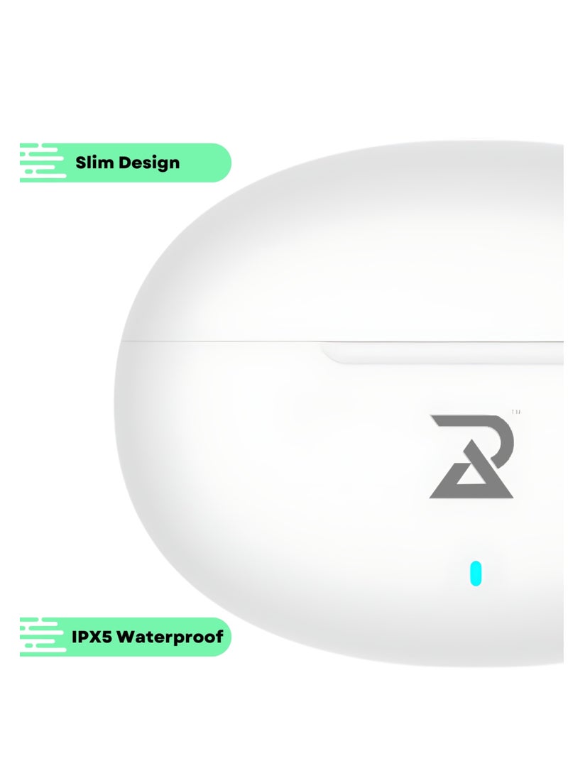 RADALIFESTYLE - Air 9 Pro wireless bluetooth TWS in ear earbuds with stereo & bass (white) - Image 1