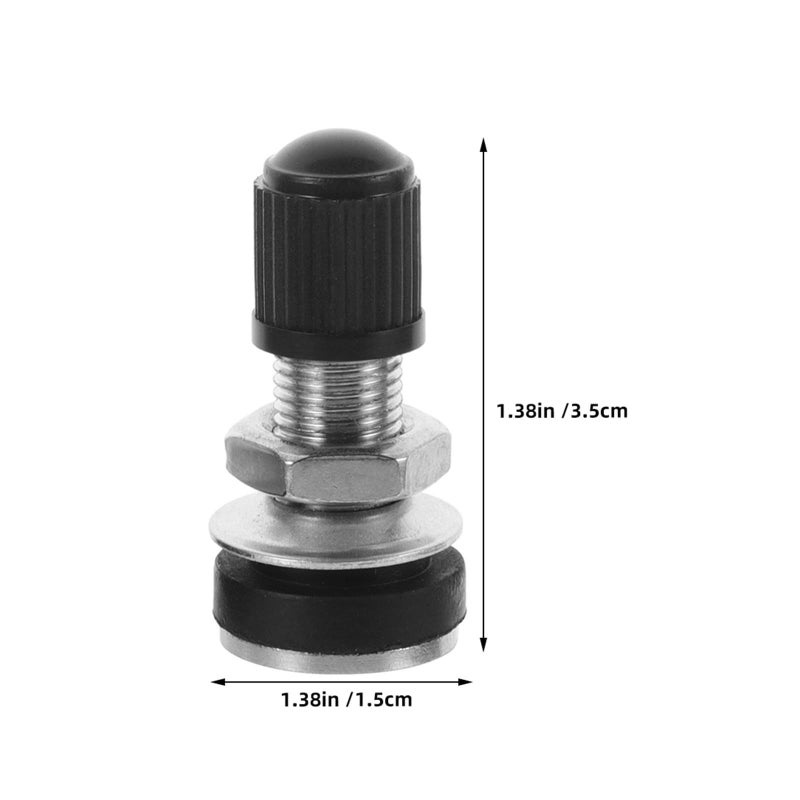 45mm Heavy Duty Copper Tubeless Tire Valve Stems 6 Pack for Car Truck Motorcycle Tractor - Image 3