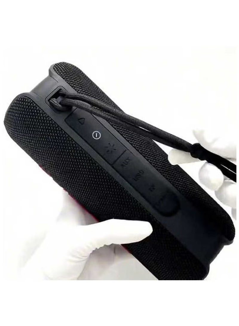 Haino Teko Portable Wireless Speaker with High Bass Sound Quality – Multi-Functional Button Control & LED Light – Compact, Rechargeable Bluetooth Speaker for Parties, Outdoors, and Events – Black - Image 4