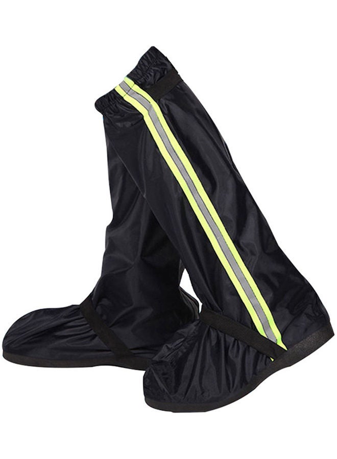NIBEMINENT Rain Boot Shoe Covers With Reflective Strips - Image 2