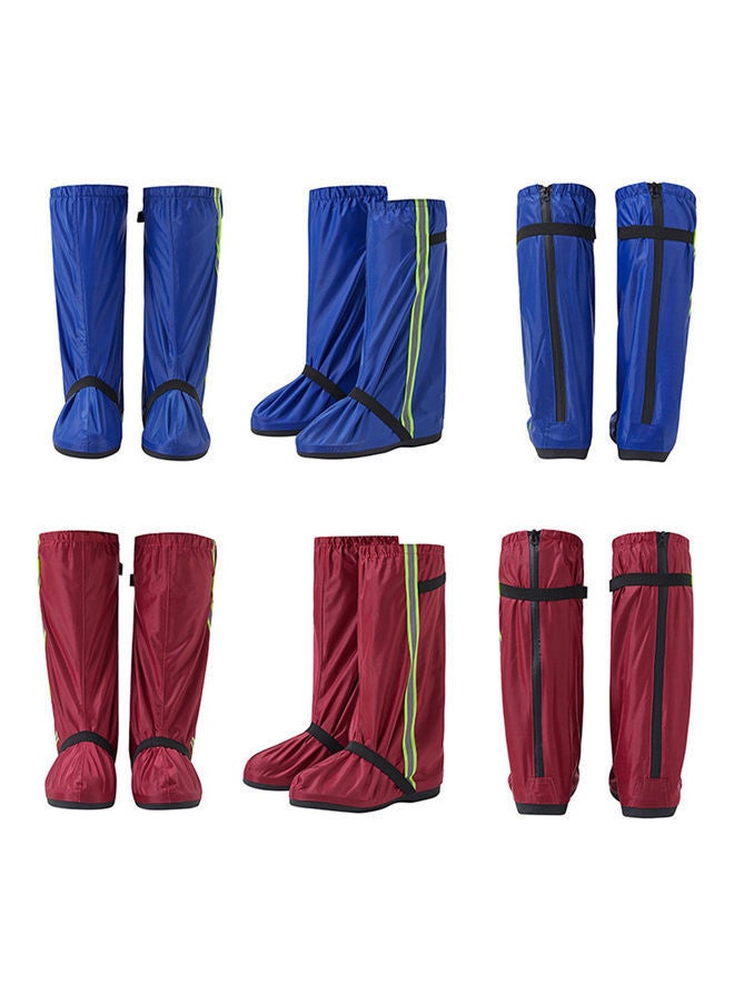 NIBEMINENT Rain Boot Shoe Covers With Reflective Strips - Image 5