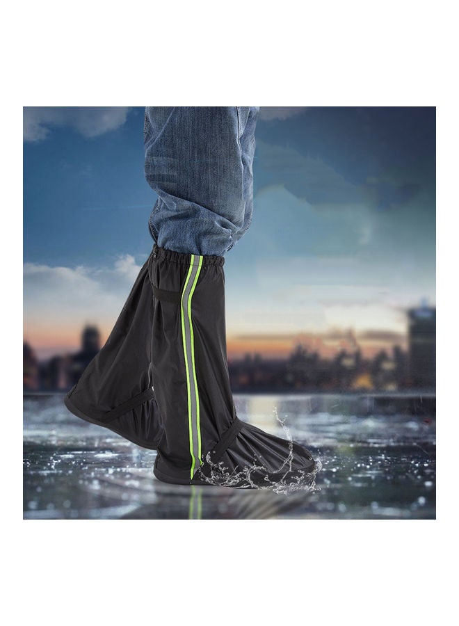 NIBEMINENT Rain Boot Shoe Covers With Reflective Strips - Image 4