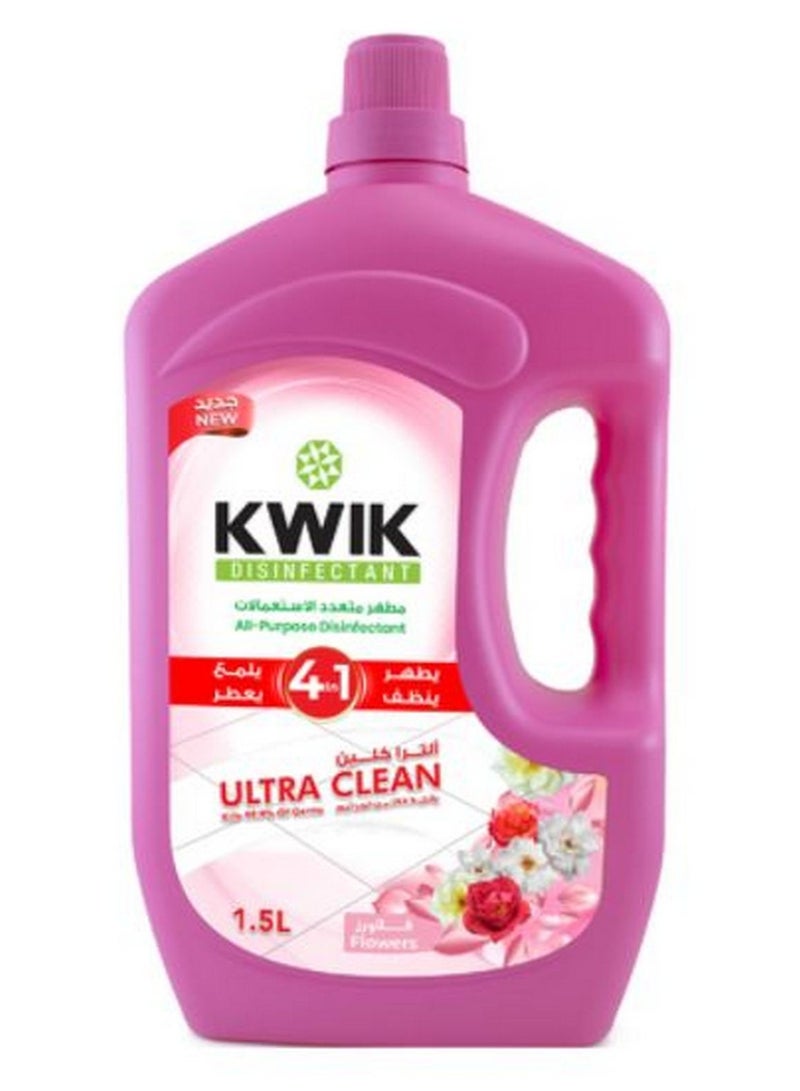 Ultra Clean All Purpose Disinfectant Flowers 1.5 L
