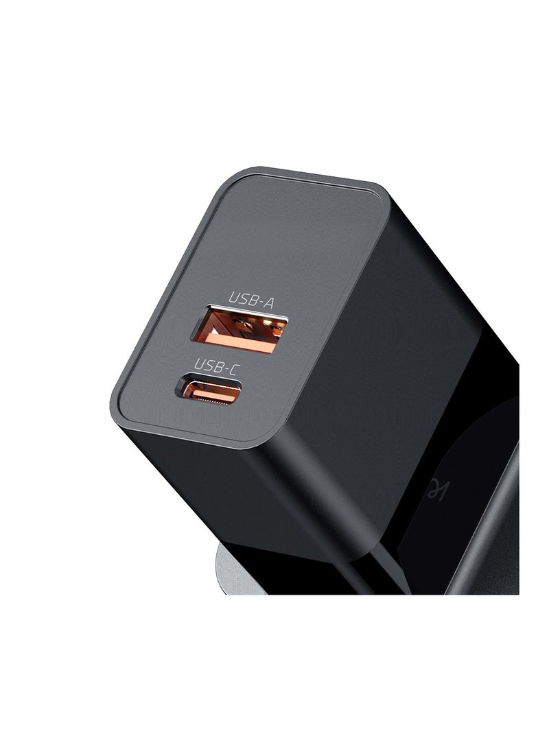 مكدودو شاحن MCDODO CH1302 سلسلة هيدروجين 20 وات مع مجموعة كابل (قابس المملكة المتحدة) - أسود - Image 5