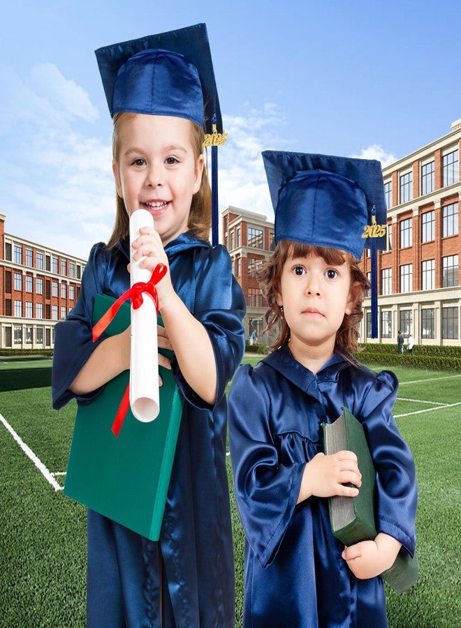 Mukum Kindergarten Graduation Cap and Gown Set with 2026 Charms Tassel Bright Knit Graduations Cap and Gown for Kid Preschool Kindergarten Navy Blue-30 - Image 4