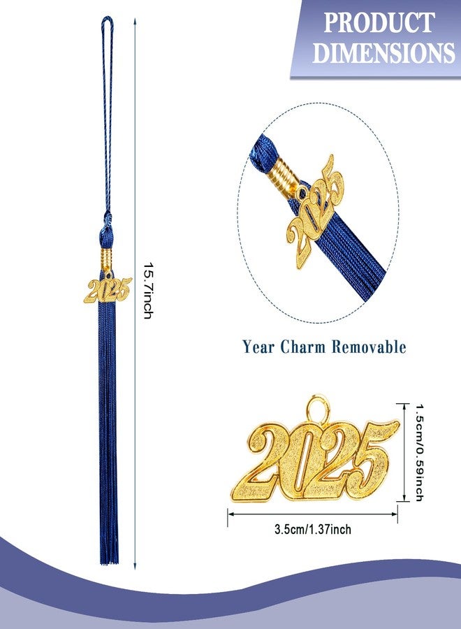 Mukum Kindergarten Graduation Cap and Gown Set with 2026 Charms Tassel Bright Knit Graduations Cap and Gown for Kid Preschool Kindergarten Navy Blue-30 - Image 2