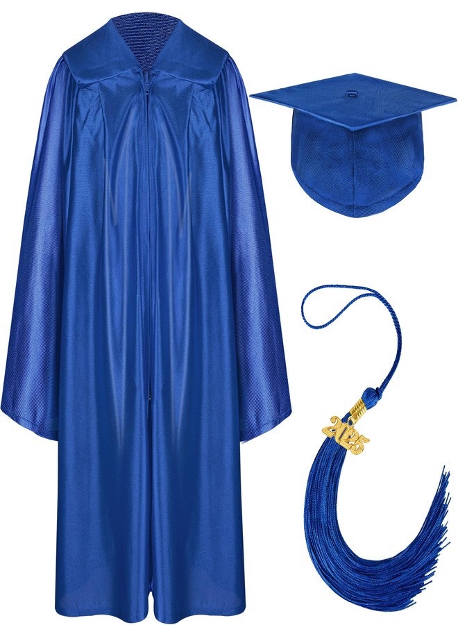 Mukum Kindergarten Graduation Cap and Gown Set with 2026 Charms Tassel Bright Knit Graduations Cap and Gown for Kid Preschool Kindergarten Navy Blue-30 - Image 1