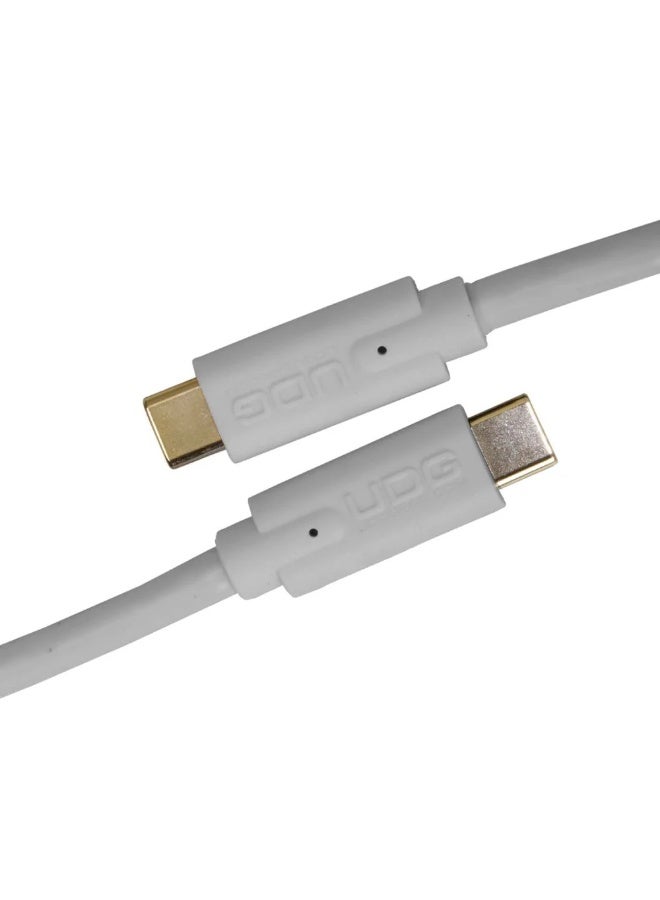 UDG Ultimate Data Cable USB 3.2 C-C, White, Straight, 1.5 m - Image 1