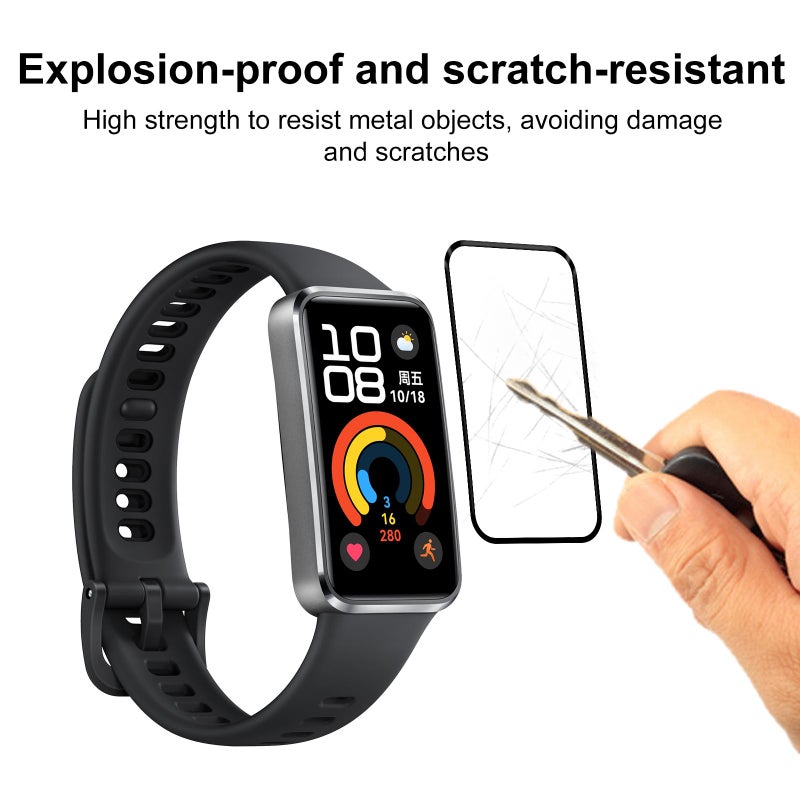erorex For Huawei Band 10 2Pcs Curved 3D Composite Material Soft Film Screen Protector - Image 5