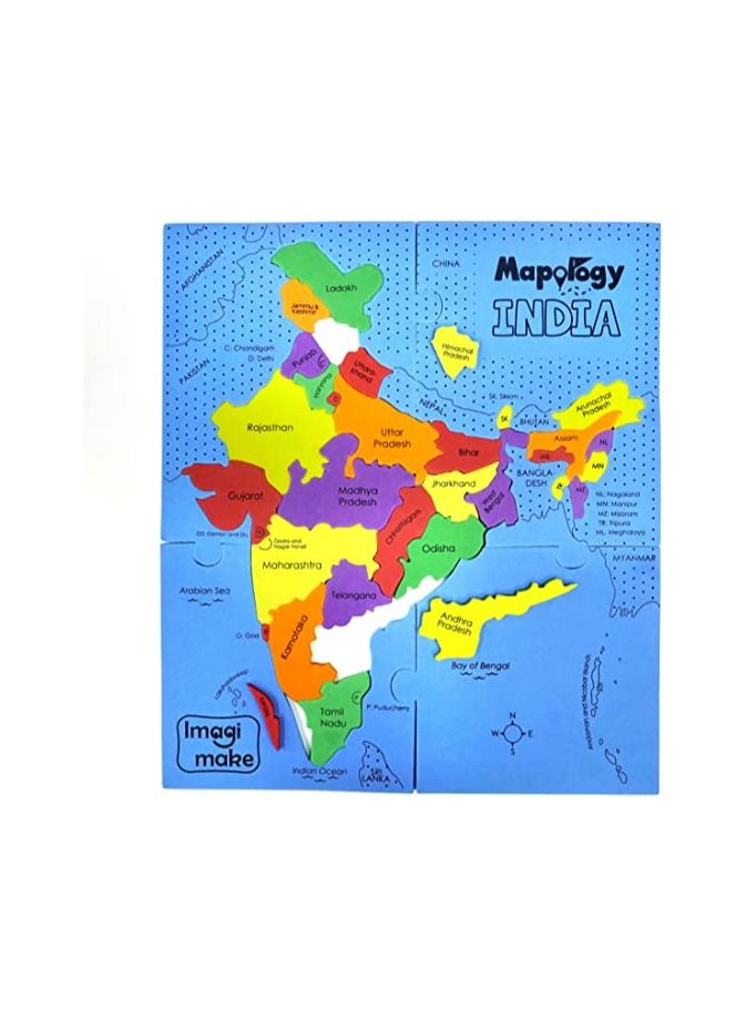 Imagimake Mapology Play and Learn India Map - Image 1