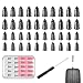 Creztail 41 Pcs Tire Repair Nail Set Vacuum Tire Mending Nail Screwdriver Tool SelfTapping Tire Screws with Rubber Seal Tire Screw Plug Repair Kit for Car Motorcycle Jeep Tire Puncture Repair - Image 2
