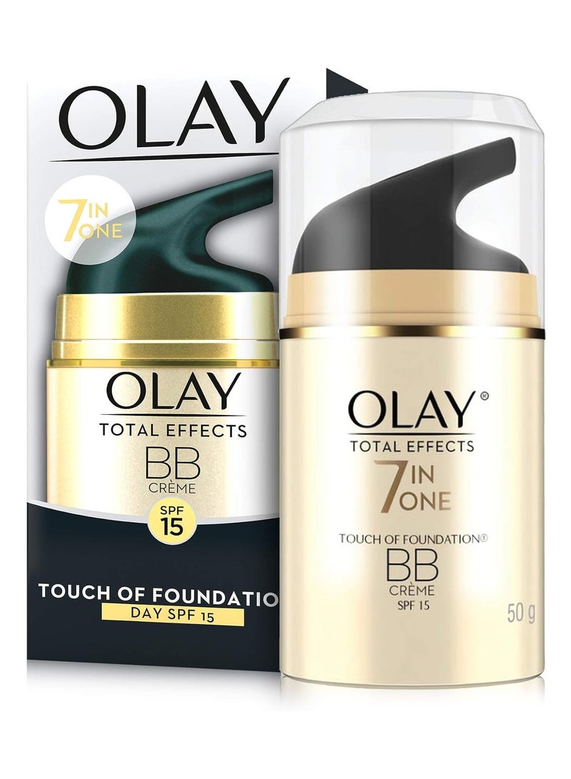Olay Total Effects 7In1 AntiAgeing BB Day Cream with Touch of Foundation SPF15 50g - Image 2
