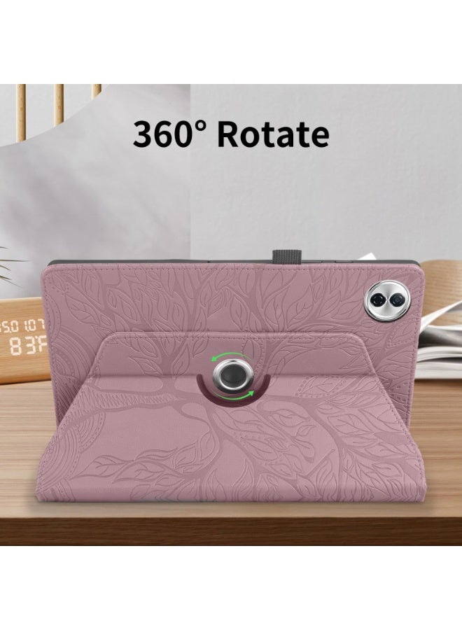 general Protective Case Cover Compatible with Honor Pad 10 12.1 inch (2025) 360 Degree Rotating Stand Foldable Cover Tree of Life Embossed Shell - Image 2
