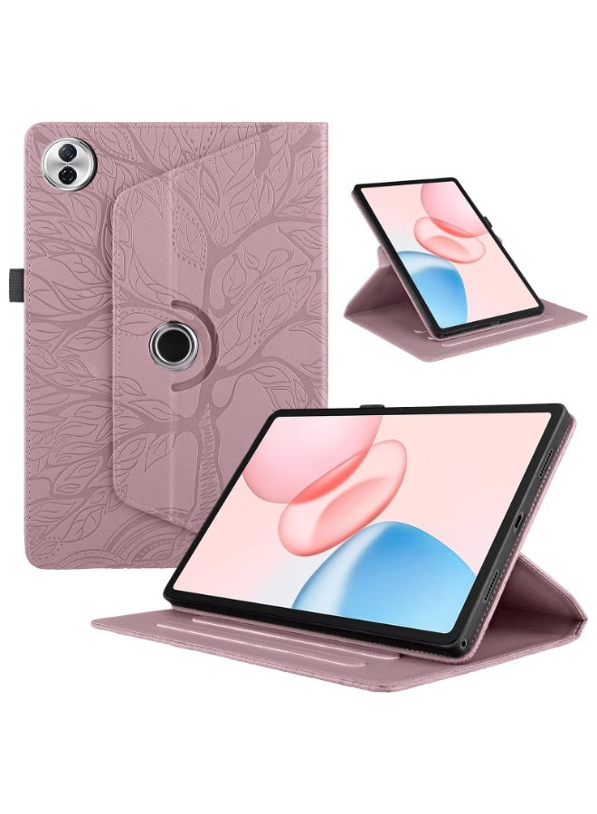 general Protective Case Cover Compatible with Honor Pad 10 12.1 inch (2025) 360 Degree Rotating Stand Foldable Cover Tree of Life Embossed Shell - Image 1