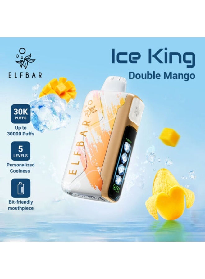 ELFBAR Ice King Double Mango 30000 Puff 5mg Disposable Pod Vape - Image 1