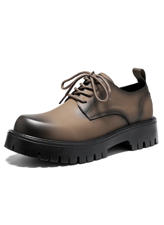 Warrior - Versatile Retro Casual Leather Shoes - Image 1