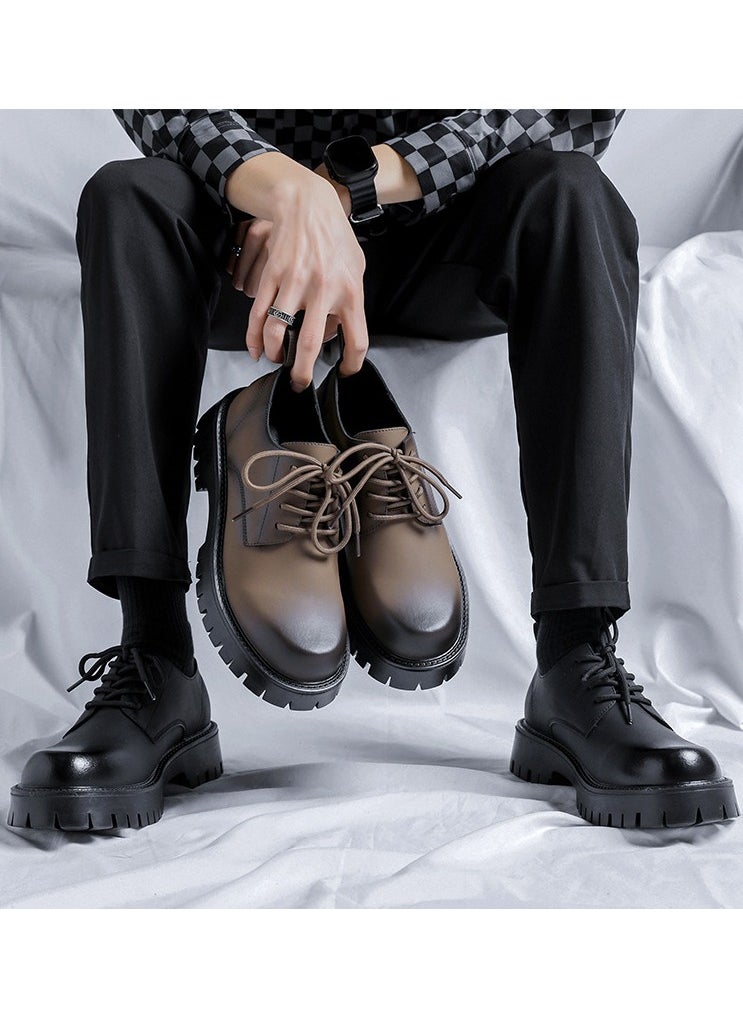 Warrior - Versatile Retro Casual Leather Shoes - Image 1