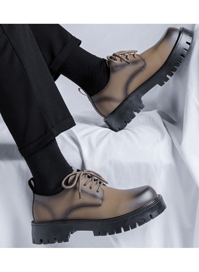 Warrior - Versatile Retro Casual Leather Shoes - Image 1