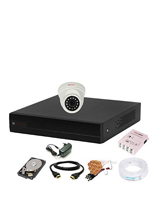 CP PLUS CP PLUS Wired 4 Channel HD DVR 1080p Indoor Camera 24 MP 500 GB Hard Disk Full Combo Set  - Image 1