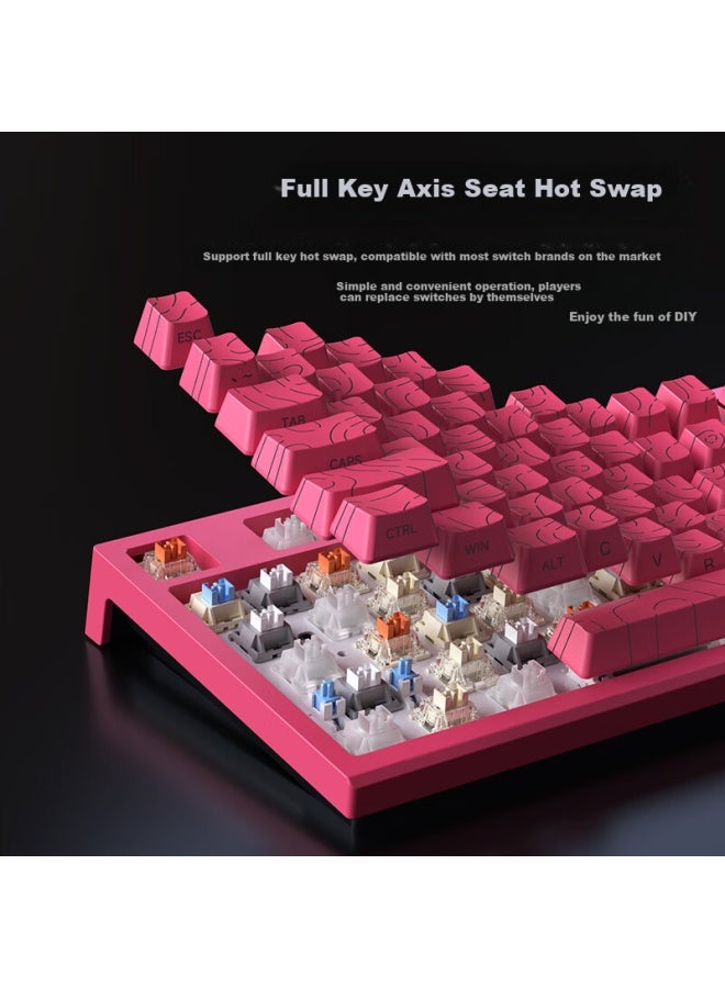 Langtu Lt84 Wired Blackberry Side Engraved Custom Mechanical Keyboard Gaming Office Keyboard Gasket Structure Full Key Hot Swap Xiangyun Switch - Image 5