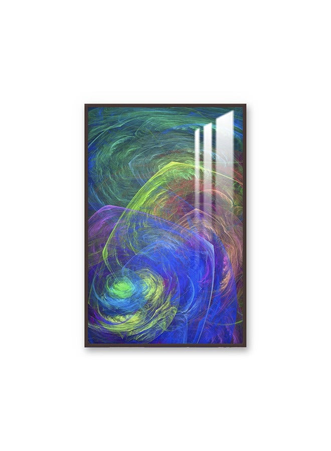 Marktna Decorative Wall Art Painting 120X80Cm With An Abstract Design Gold Frame And A Transparent Acrylic Layer 0.5Kg - Image 2