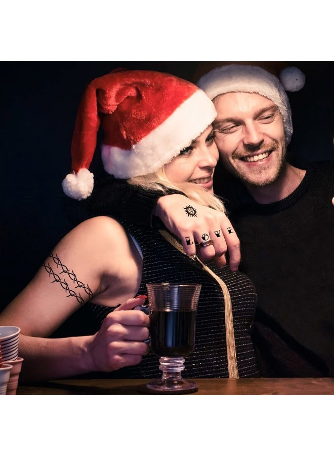 PADOUN Barbed Wire Tattoos, 6-Sheet Large Barbed Wire Totem Temporary Tattoos, Armbands Fake Tattoos for Men Women Realistic Waterproof - Image 3