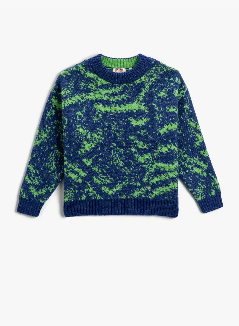 KOTON Knit Sweater Round Neck