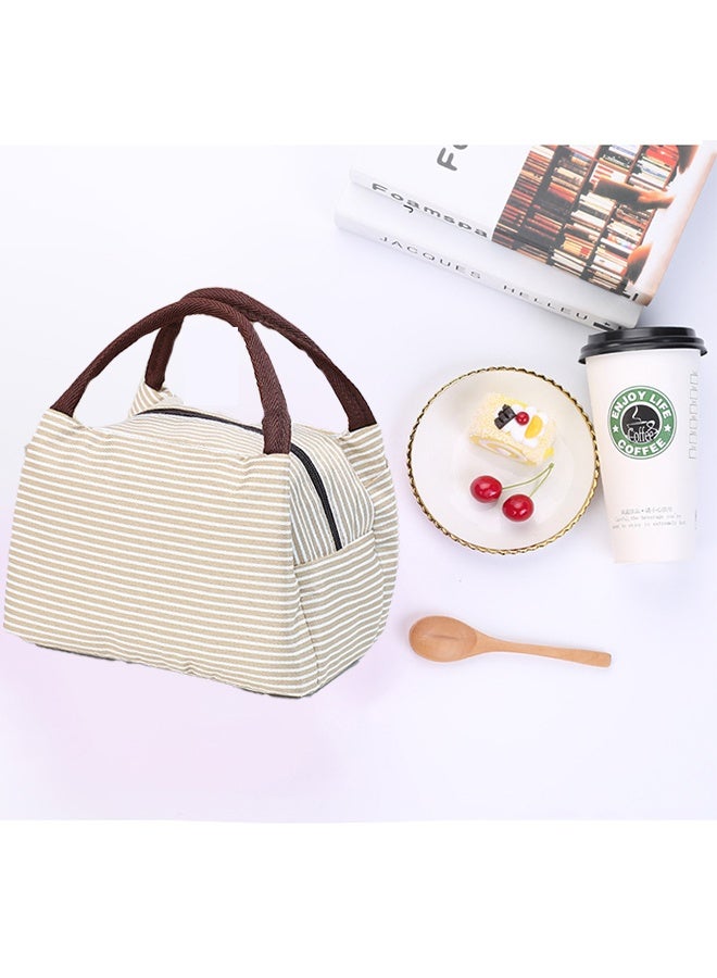 Thermal insulation bag, cold and fresh food storage bag, Oxford cloth aluminum foil handbag, portable lunch box bag  - Image 2