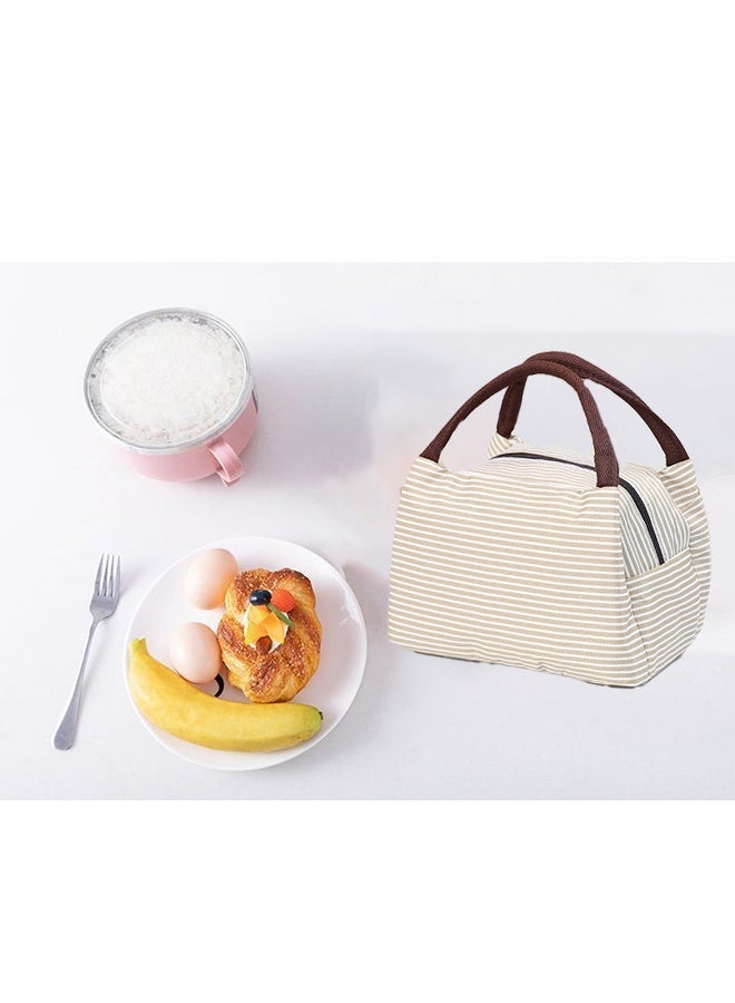 Thermal insulation bag, cold and fresh food storage bag, Oxford cloth aluminum foil handbag, portable lunch box bag  - Image 3