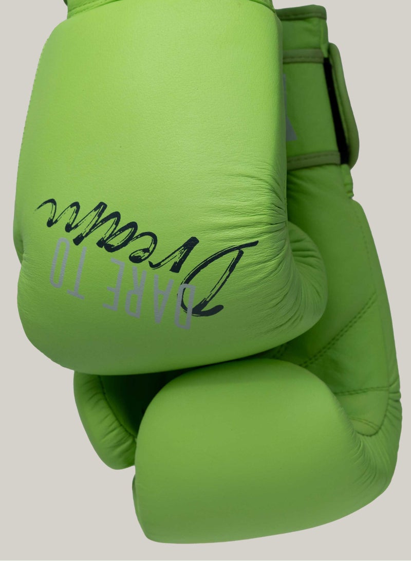 RUSHIO Gloves: Dare Collection / Double Strap / Engineered Leather - Active Green - Image 1