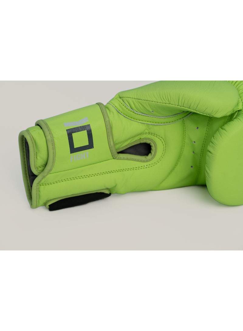 RUSHIO Gloves: Dare Collection / Double Strap / Engineered Leather - Active Green - Image 2