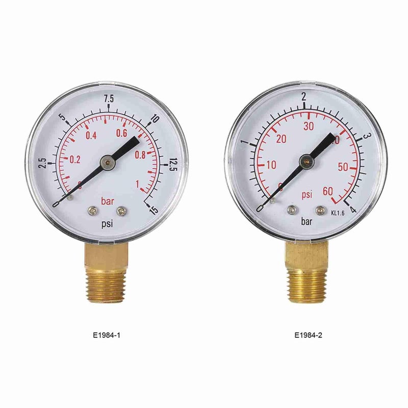 Heat insulation layer CCYLEZ Hydraulic Pressure Meter Compact Water Pressure Manometer for Air Compressor, Handheld Mini Dial Manometer 1/4" NPT Thread for Industrial Workers (1) All season compatible build - Image 3