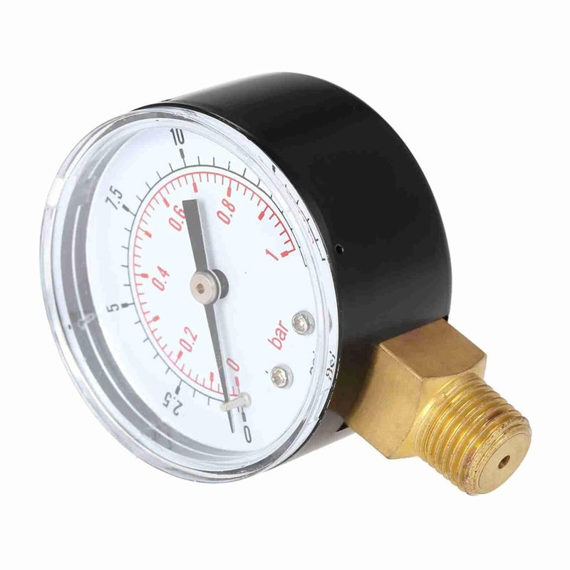 Heat insulation layer CCYLEZ Hydraulic Pressure Meter Compact Water Pressure Manometer for Air Compressor, Handheld Mini Dial Manometer 1/4" NPT Thread for Industrial Workers (1) All season compatible build - Image 5