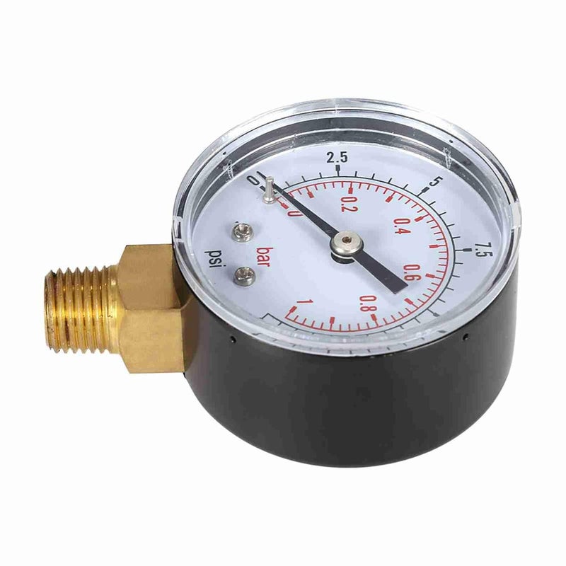 Heat insulation layer CCYLEZ Hydraulic Pressure Meter Compact Water Pressure Manometer for Air Compressor, Handheld Mini Dial Manometer 1/4" NPT Thread for Industrial Workers (1) All season compatible build - Image 4
