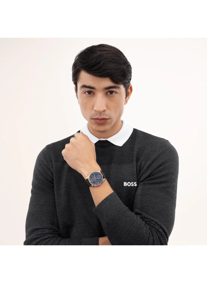 BOSS  1514273 PRINCIPLE MASTER analogue watch for Men | Best Price UAE