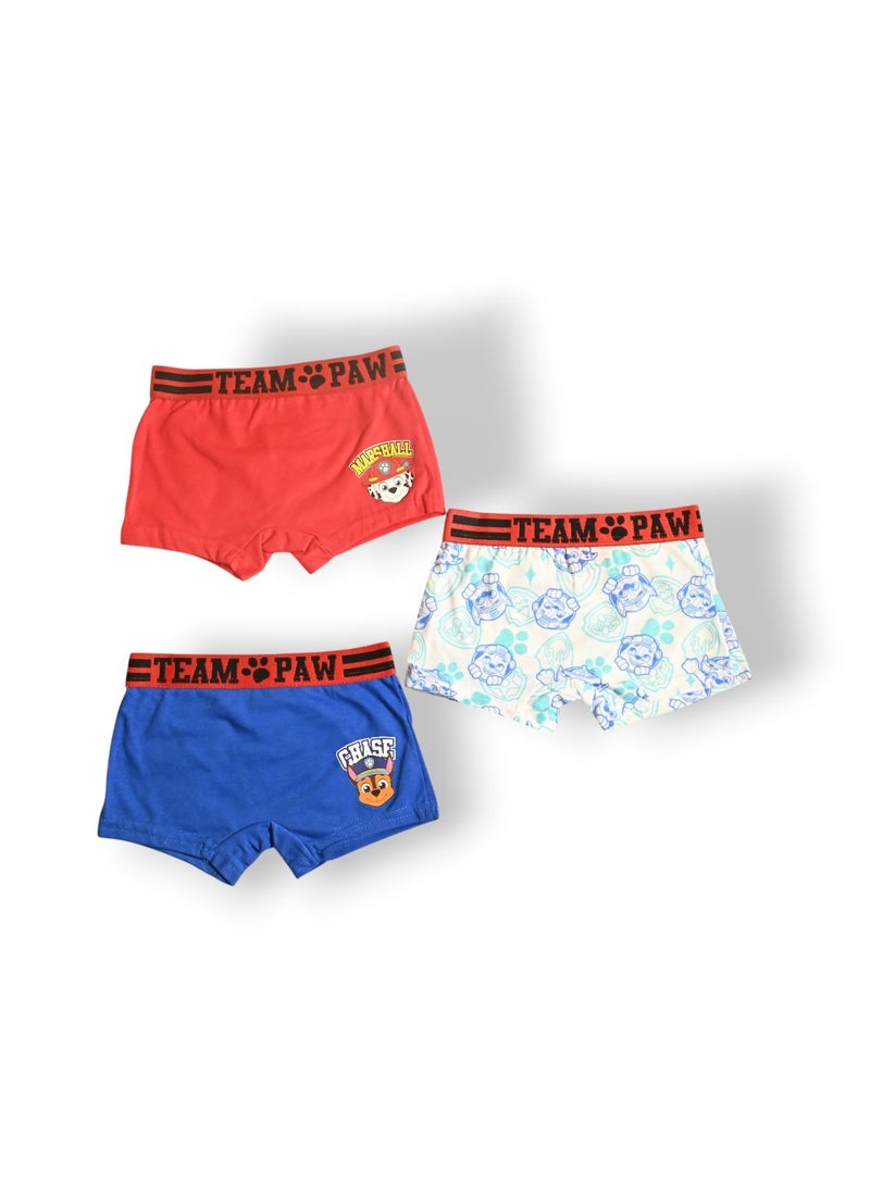PAW PATROL PAW PATROL 3PCS BOYS BOXER , 65%polyester,35%cotton  - Image 2