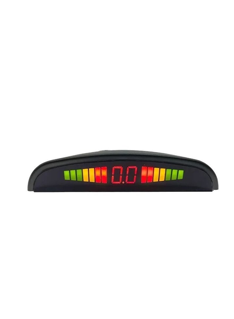 Loquat Car LED Parking Sensor Kit 4 Sensors 22mm Reverse Radar Sound Alert Indicator System - Image 2