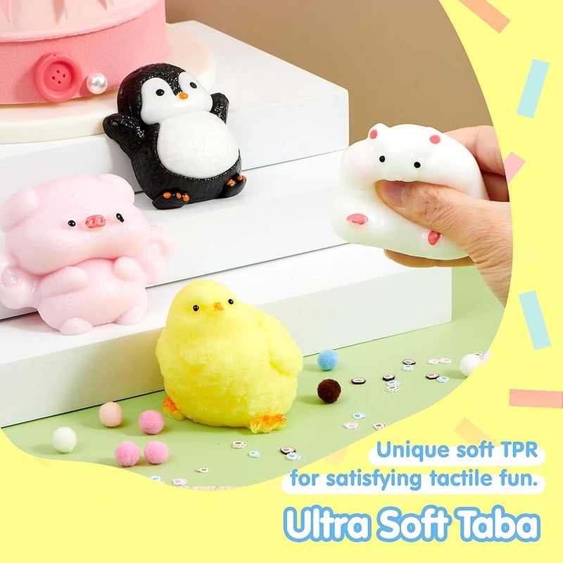 JOYIN Animals Taba Squishy Toys, Pack of 4 - Image 4