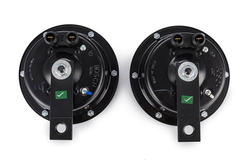 BOSCH بوش_أوروبا_بوق_لون_أسود_12 فولت_مجموعة من 2_للسيارة، LCV - Image 2