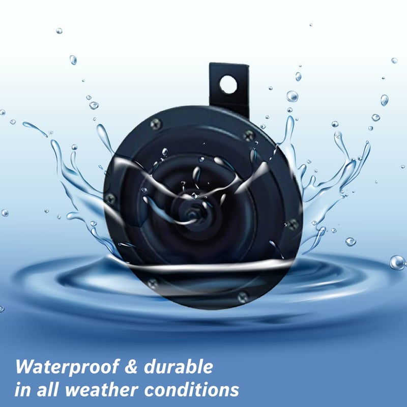 BOSCH بوش_أوروبا_بوق_لون_أسود_12 فولت_مجموعة من 2_للسيارة، LCV - Image 5